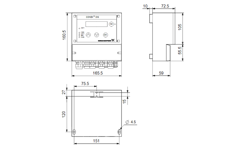 Grundfos 96622393 - DIS-D, 1-D, W-H