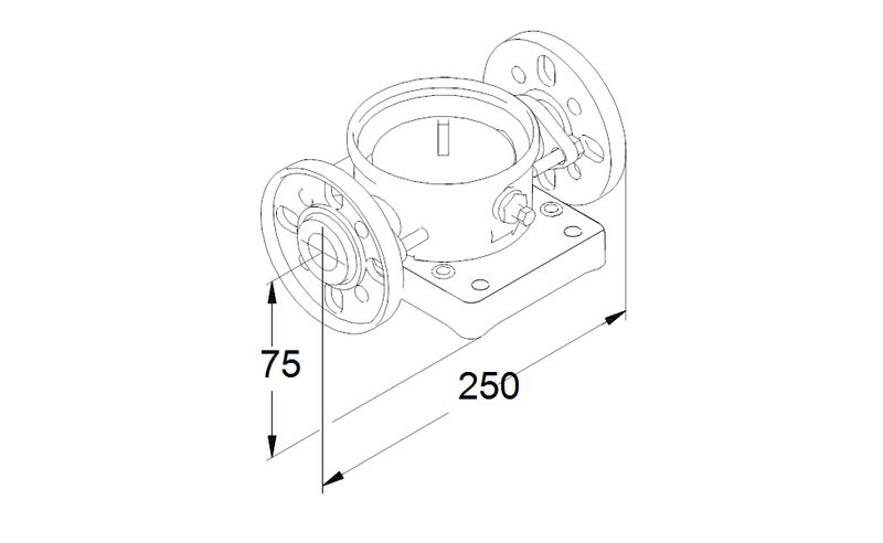Grundfos 96449900 - Flange for FlexiClamp Base, welding