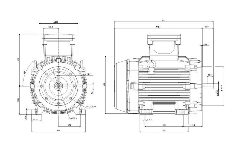 Grundfos 99887815 - WEG 365TSC