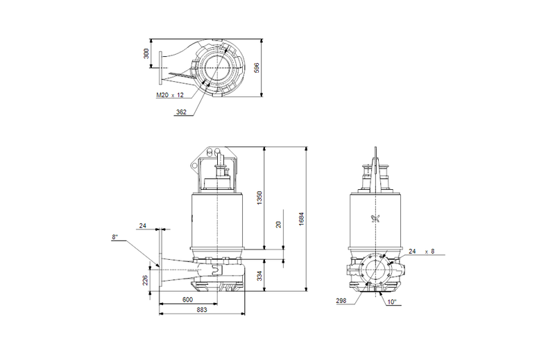 Grundfos 97708921 - S1.40.A80.980.4.66H.D.358.G.EX.D.611