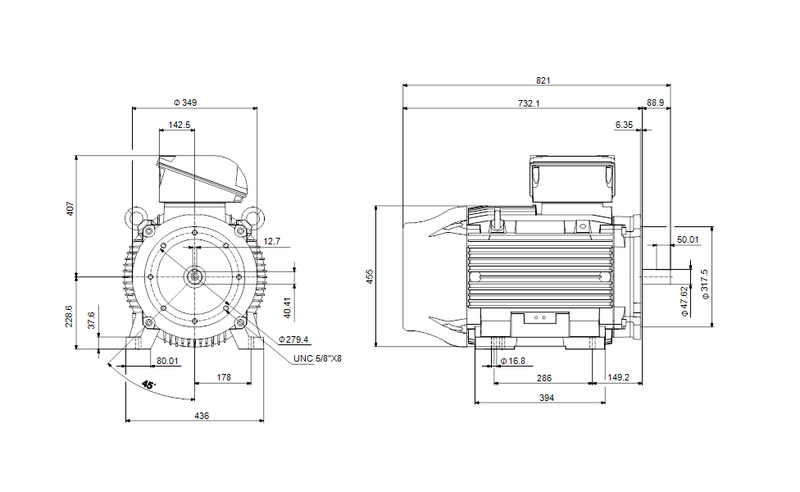 Grundfos 99883302 - WEG 364TSC