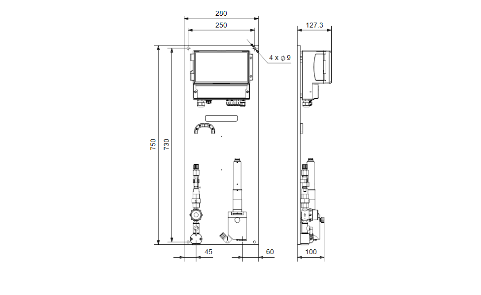 Grundfos 98915659 - DID-1 BF1-HP2 | Dosing Interface | Digital | Display