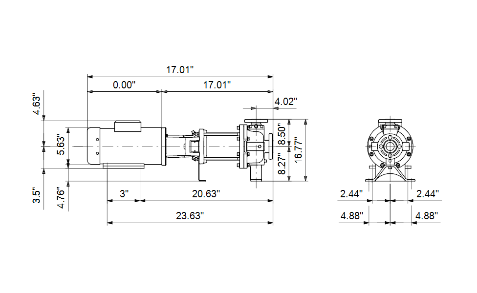 Grundfos 97736450 - CRN 10-2 H-G05-A-V-HQQV | Vertical | Multistage | Centrifugal