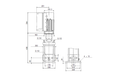Grundfos 99833300 - CRNE 10-4 A-CX-T-E-HQQE | Vertical | Multistage | Inline | Stainless Steel