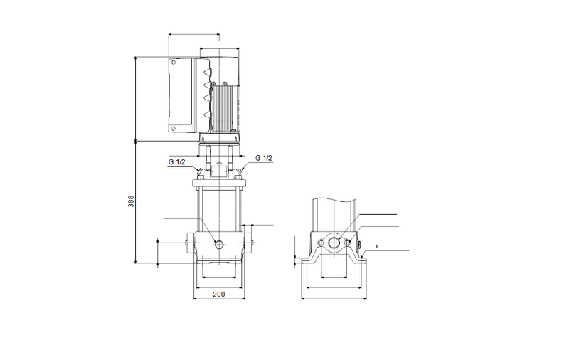 Grundfos 99449287 - CRE 10-1 6-BN-A-E-HQQE