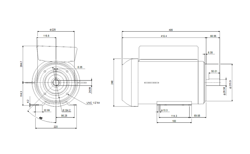 Grundfos 99883337 - WEG 182TC