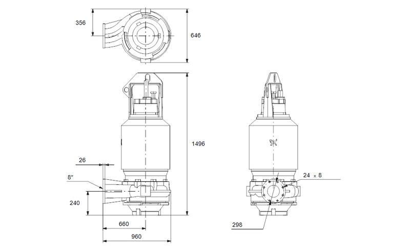 Grundfos 97660756 - S2.40.A80.790.4.62L.S.272.G.EX.D.611