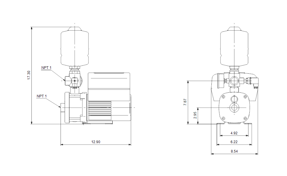 Grundfos 98548109 - CMBE 1-44 I-U-A-E-D-E | Booster