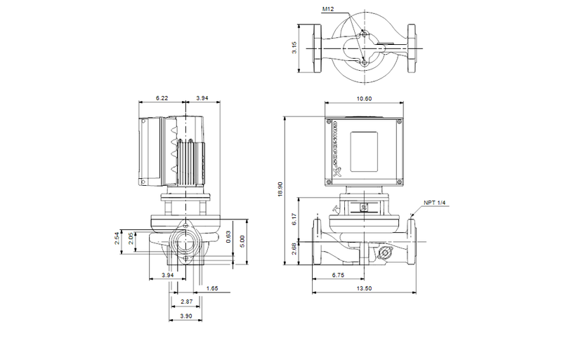 Grundfos 99430196 - TPE 40-240/2 S-A-G-Z-BUBE-HYB