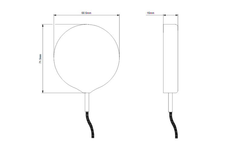 Grundfos 97631957 - 2G Antenna, Desk mounting Complete GSM