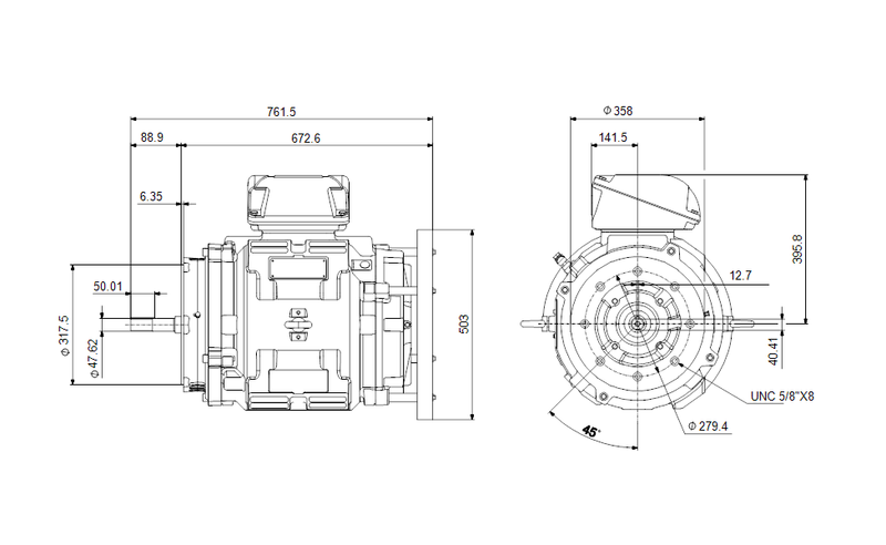 Grundfos 99886386 - WEG 365TSC