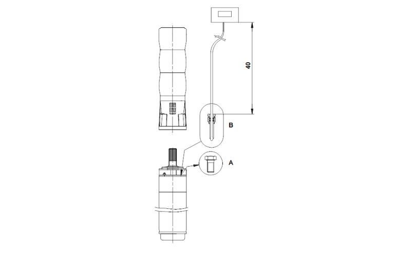 Grundfos 96437785 - Pt100 with cable | Submersible