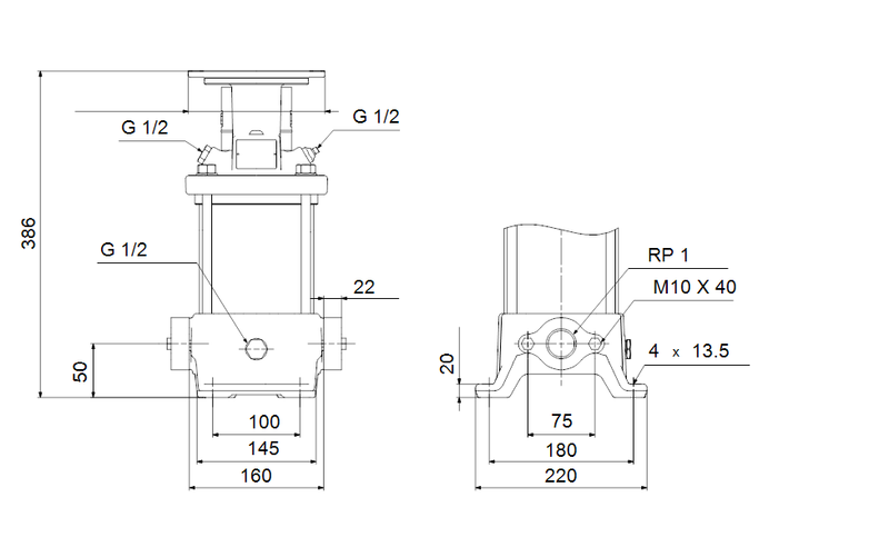 Grundfos 96542450 - CR 3-10 A-A-A-E-HQQE | Multistage | Centrifugal | Vertical | Inline