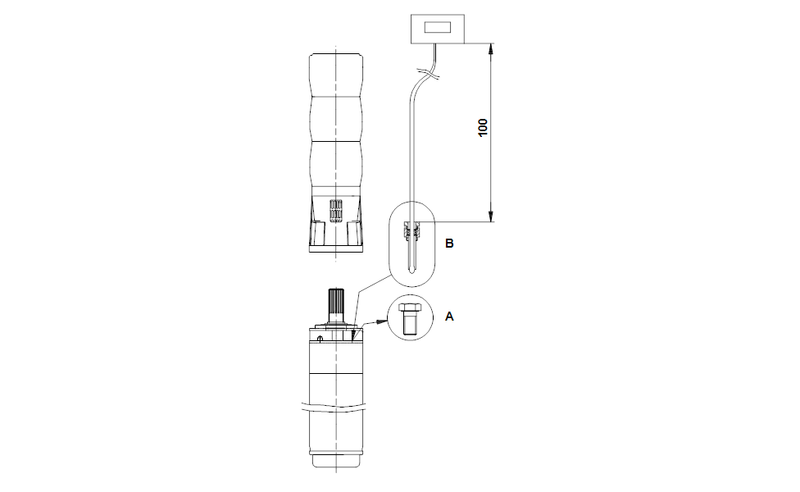 Grundfos 96437788 - Pt100 with cable