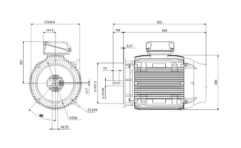 Grundfos 99883216 - WEG 405TSD