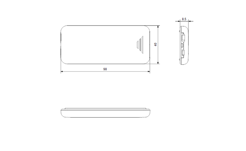 Grundfos 98046408 | MI 301 GO Remote | Bluetooth / IR Module | Mobile App Interface | Rechargeable Li‑Ion Battery