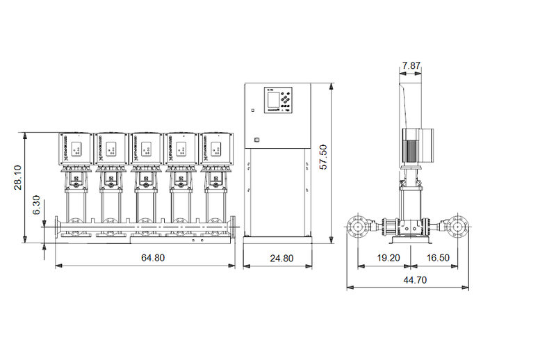 Grundfos 99689193 - Hydro MPC-E 5 CRE 10-2