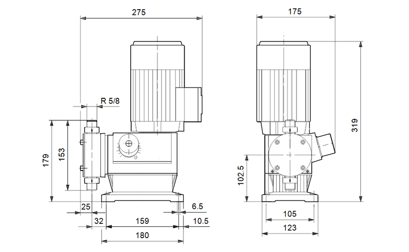 Grundfos 96650928 - DMX 35-10 B-PVC/V/G-X-E1B1B1