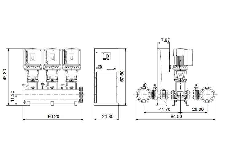 Grundfos 99689058 - Hydro MPC-E 3 CRE 95-1-1