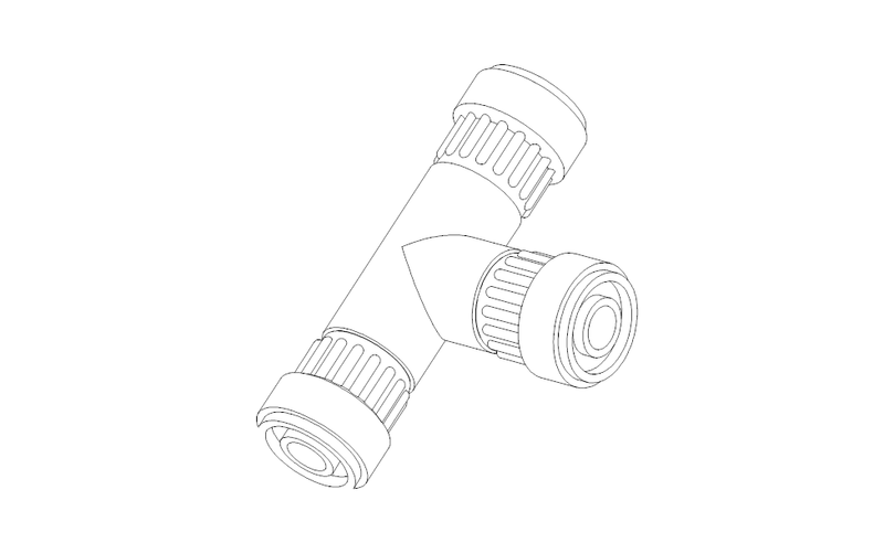 Grundfos 95730393 - T-pieces , 3 male