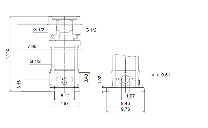 Grundfos 96126822 - CRI 10-3 A-CA-A-V-HQQV