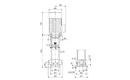 Grundfos 97567062 - CRN 64-4 S-P-A-E-HQQE | Multistage | SelfPriming | Centrifugal | Vertical | Horizontal