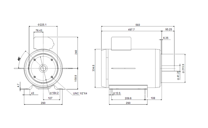 Grundfos 99883282 - WEG 256TC