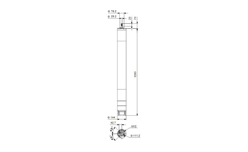Grundfos 92530624 - MMS 6 N | Submersible Motor | High Efficiency