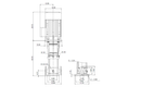 Grundfos 99968330 - CR 32-7 K-G-A-E-HQQE | Multistage | Centrifugal | Vertical | Inline