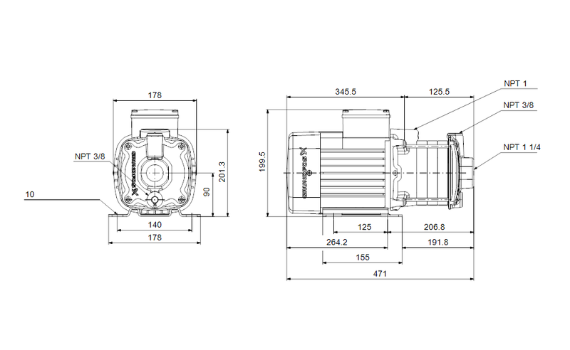 Grundfos 99377447 - CM 5-5 A-S-A-V-AQQV H-A-A-N | Pump