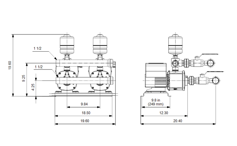 Grundfos 99503873 - CMBE TWIN 3-51 I-X-C-B-D-G