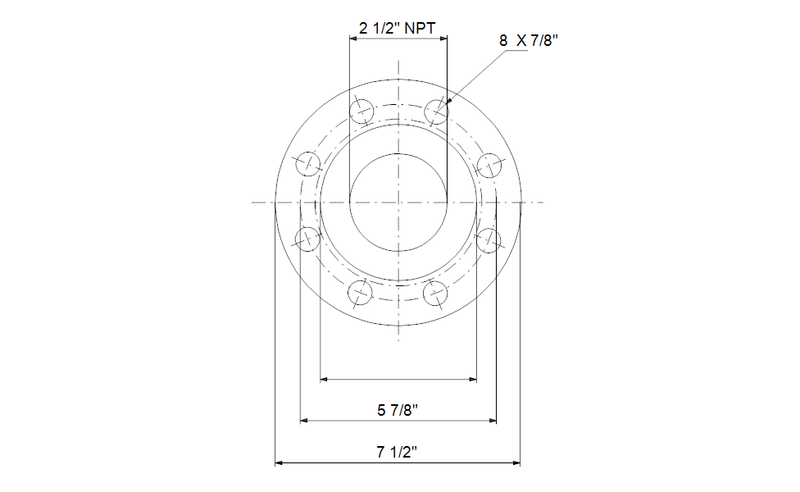 Grundfos 0ID00138 - Flange, threaded