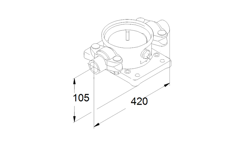 Grundfos 98144746 - PJE Coupling Complete with welding Pipe stub