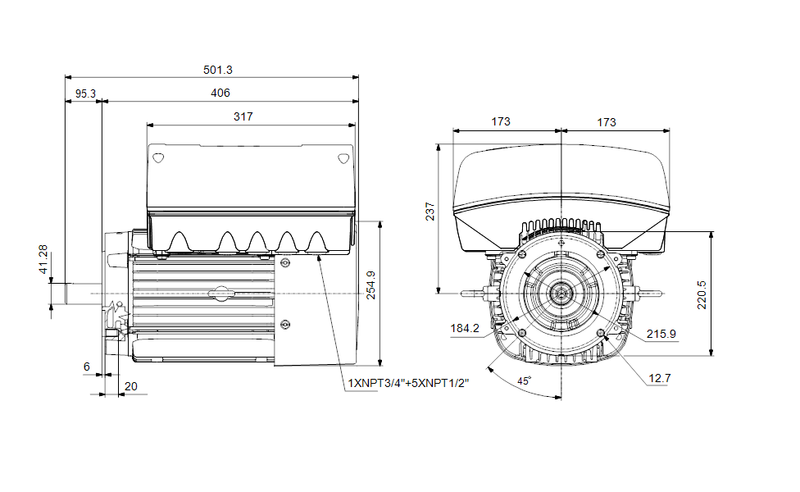 Grundfos 98971062 - MLE160H | Integrated Motor | Permanent Magnet | High Efficiency