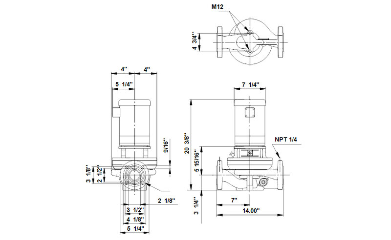 Grundfos 96411814 - TP 50-160/2 A-G-A-BUBE-HX2