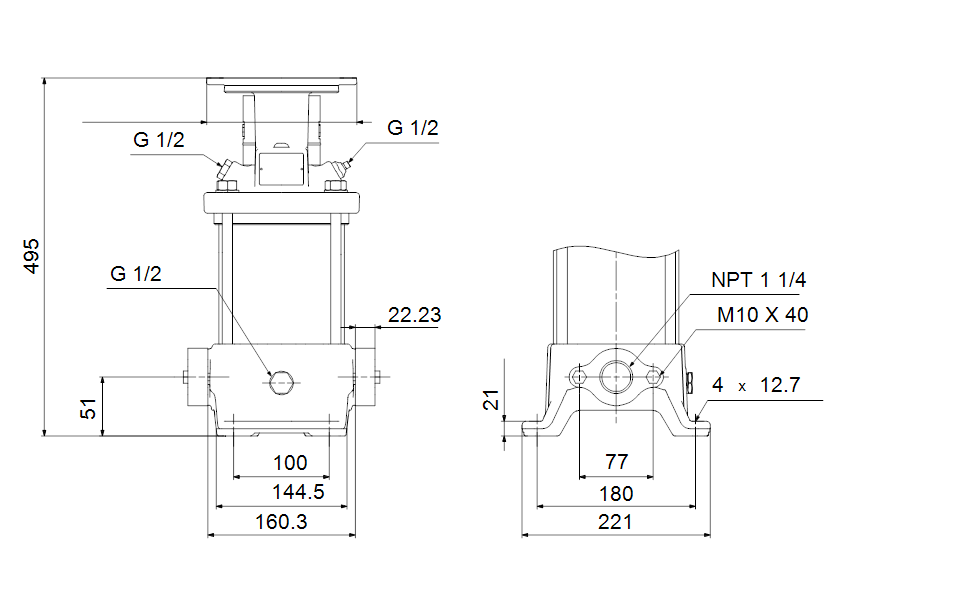 Grundfos 99277923 - CR 5-10 A-B-A-E-HQQE | Multistage | Centrifugal | Vertical | Inline