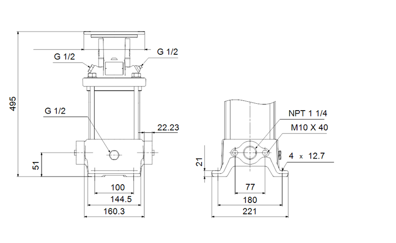 Grundfos 99277923 - CR 5-10 A-B-A-E-HQQE | Multistage | Centrifugal | Vertical | Inline