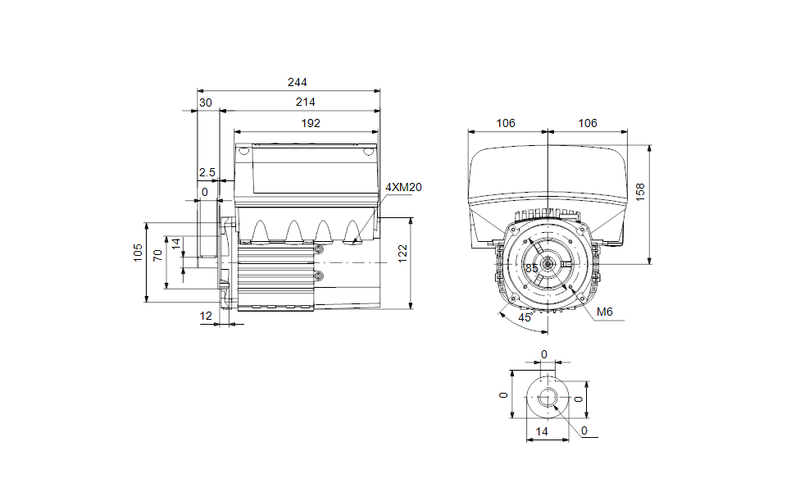 Grundfos 98248246 - MGE71A | Pump Motors