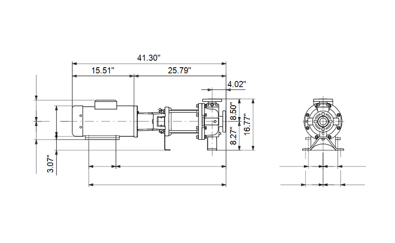 Grundfos 97679201 - CR 10-7 H-G05-A-V-HQQV | Horizontal | End Suction