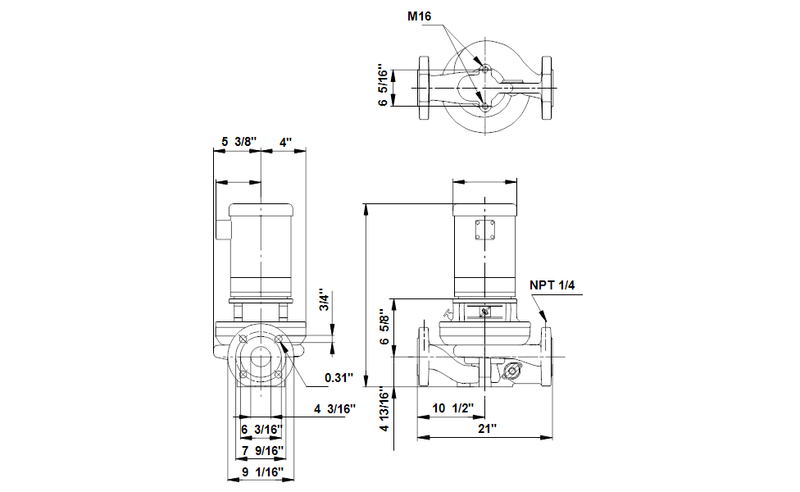 Grundfos 91122119 - TP 100-80/4 A-G-A-BUBE-XX4