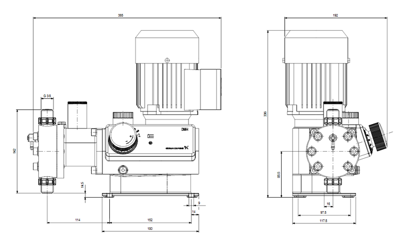 Grundfos 99823900 - DMH 1,45-200 B-SS/T/C-X-E2B6B6XE0AG