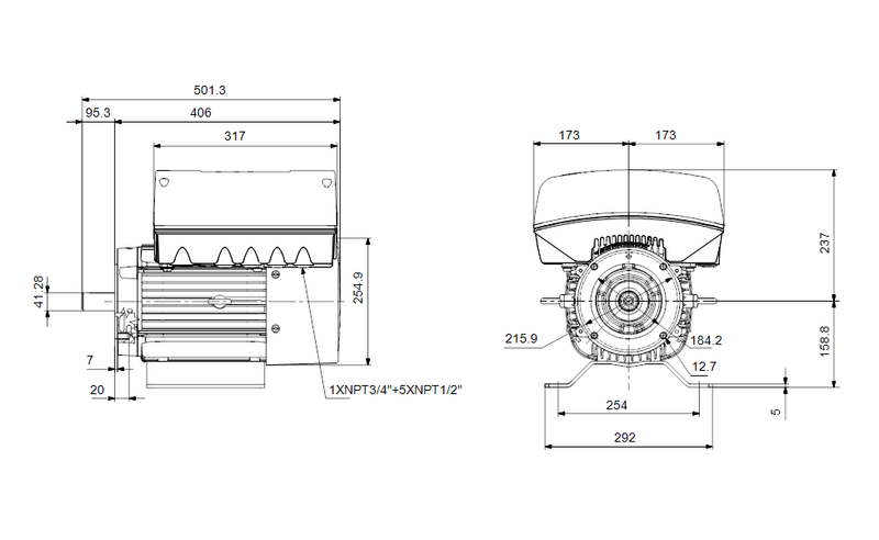Grundfos 99298960 - MLE160H | Integrated Motor | Permanent Magnet | High Efficiency