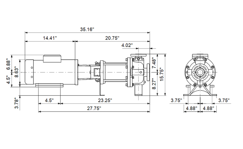 Grundfos 97733330 - CRN 10-3 H-G22-A-E-HQQE | Vertical | Multistage | Centrifugal