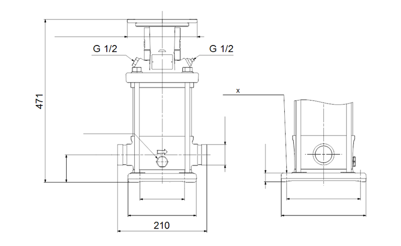 Grundfos 91127370 - CRI 5-9 P-P-A-V-HQQV | Vertical | Multistage | Centrifugal