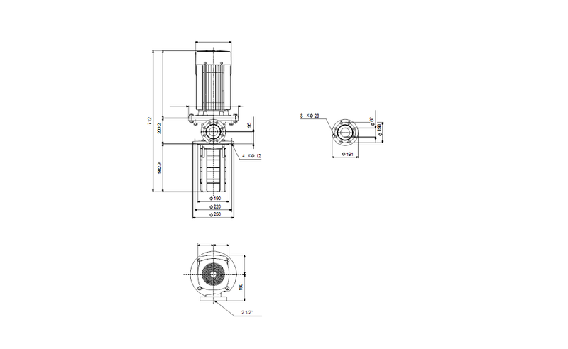 Grundfos 96428847 - MTR 32-6/6 A-G-A-HUUV | Vertical | Immersible | Multistage