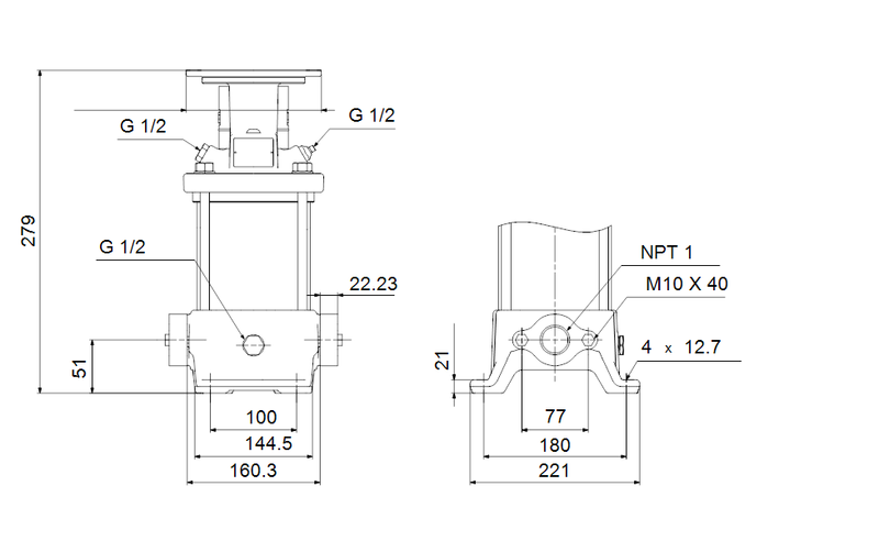 Grundfos 97531320 - CR 3-3 K-B-A-E-HQQE | Multistage | Centrifugal | Vertical | Inline