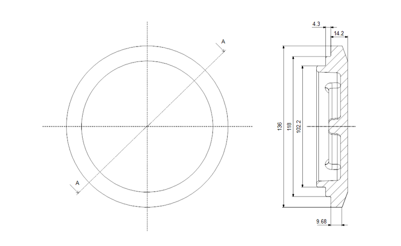 Grundfos 98159372 - Blanking Flange