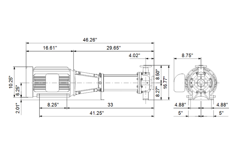 Grundfos 97740603 - CRN 45-2-1 H-G50-A-V-HQQV | Vertical | Multistage | Centrifugal