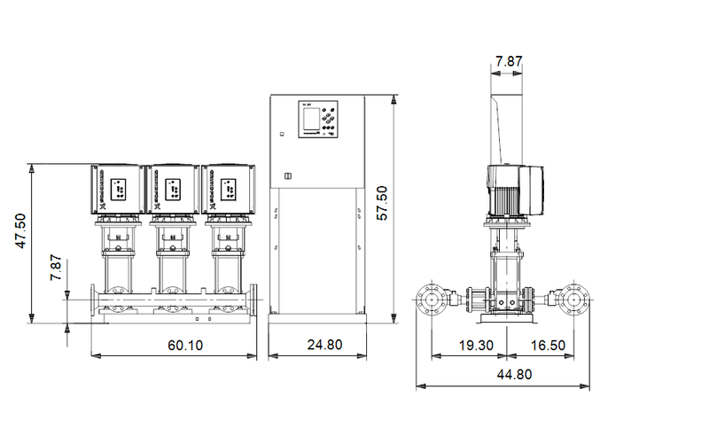 Grundfos 99689033 - Hydro MPC-E 3 CRE 20-6