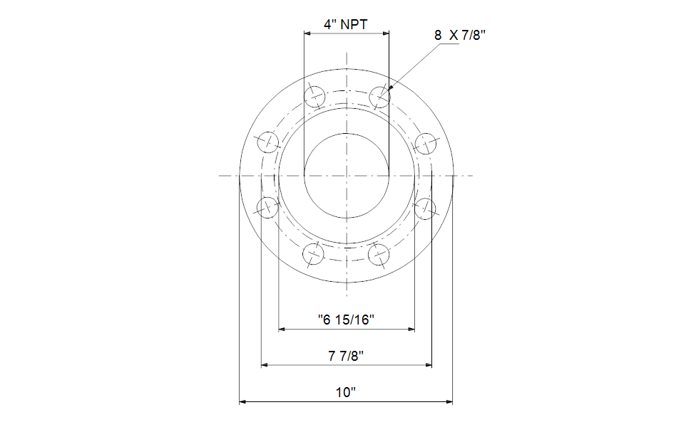 Grundfos 91121955 - Flange, threaded
